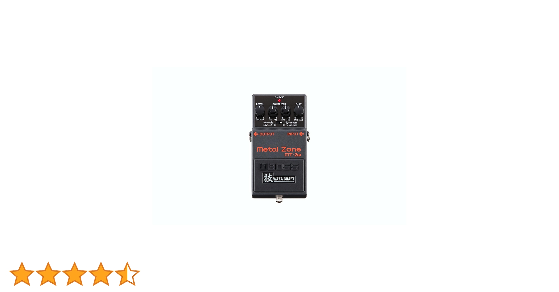 【エフェクター/BOSS】技・l Zone（MT-2w） BOSS MT-2W Metal Zone ｜ イケベ楽器店